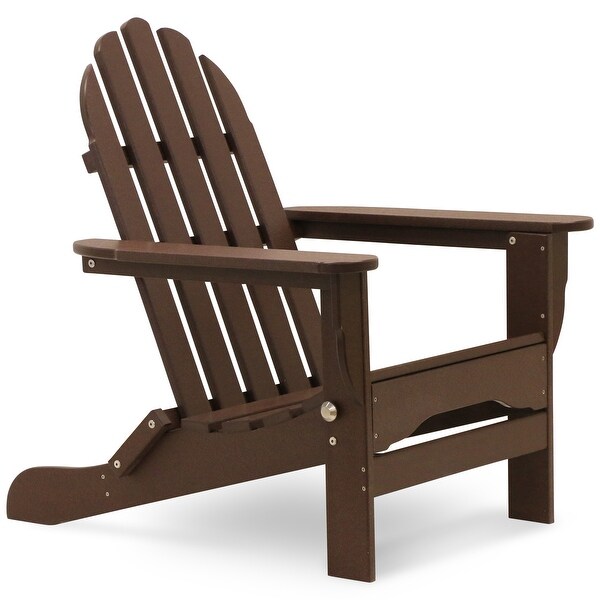 Nelson Recycled Plastic Folding Adirondack Chair by Havenside Home