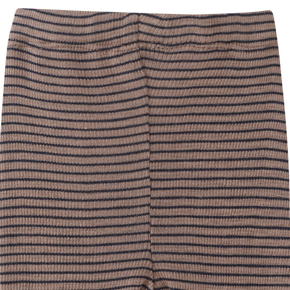 Topomini Pure Collection Baby Wolle-Seide-Leggings mit Ripp-Struktur