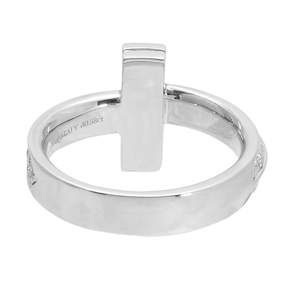 Tiffany & Co. Tiffany T T-one Ring 18K White Gold Diamond 68170095