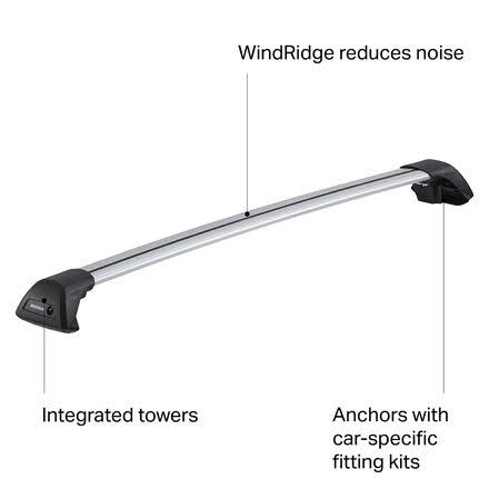 Yakima FlushBar - Silver - Small