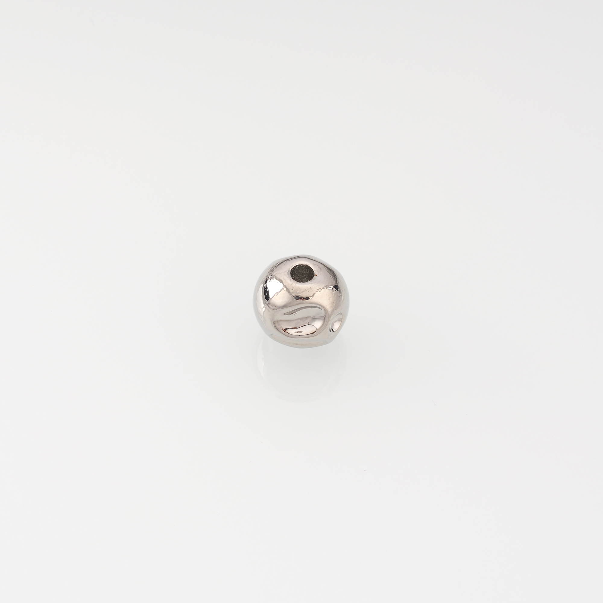 18K Gold Filled Round Spacer Beads,Round Beads for Bracelet Jewelry Necklace Making Supply