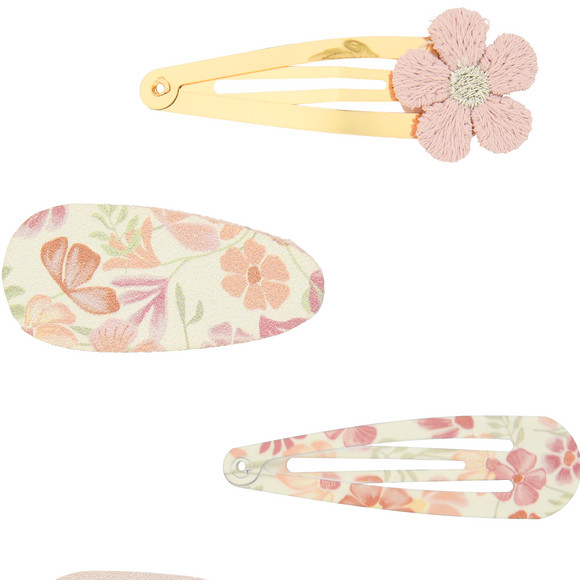 Topolino Pure Collection 5 Haarspangen mit Blümchen