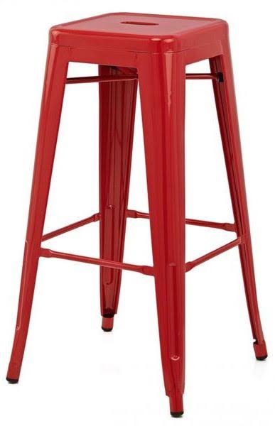 Aeon Furniture Counter Stool in Red - Set of 2