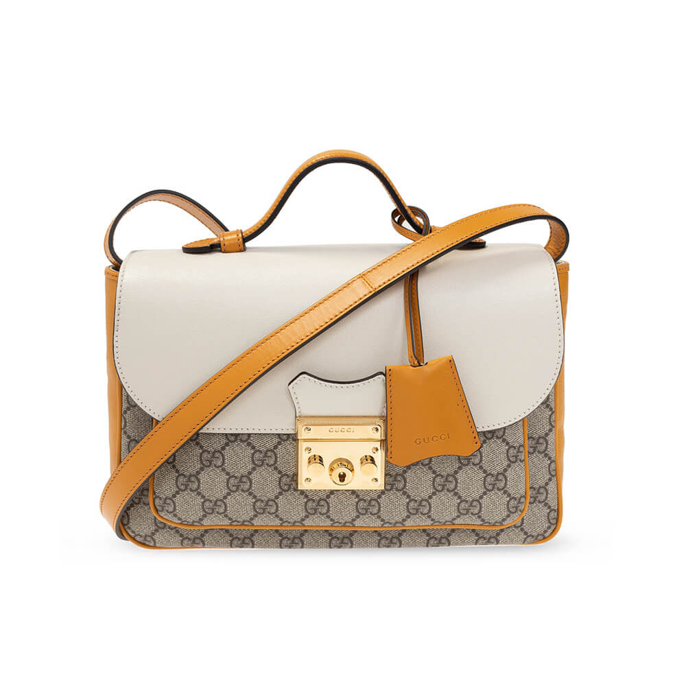 Gucci Padlock Small Shoulder Bag White