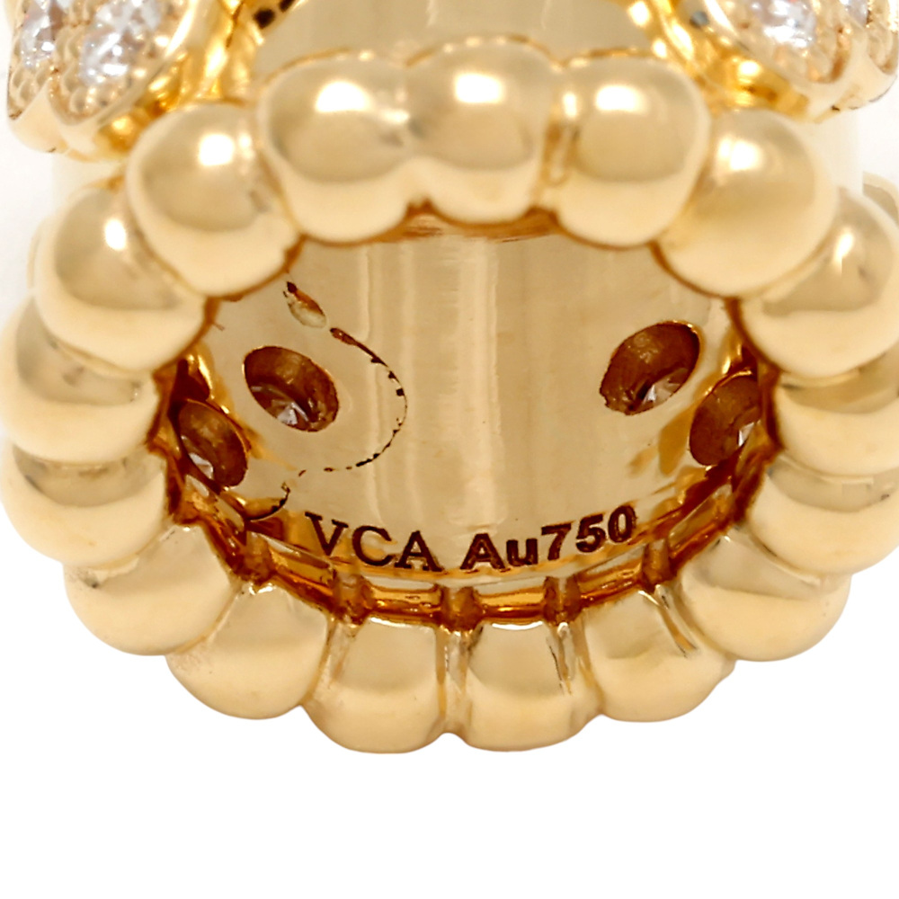 Van Cleef & Arpels Perlet Necklace 18K Yellow Gold Diamond VCARO3YG00