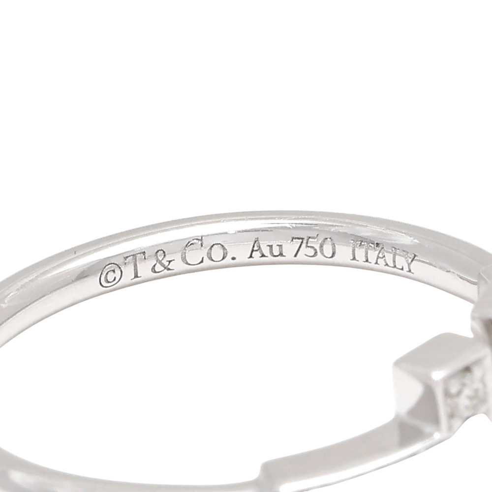 Tiffany & Co. Tiffany T Diamond Wire Ring 18K White Gold 60147237