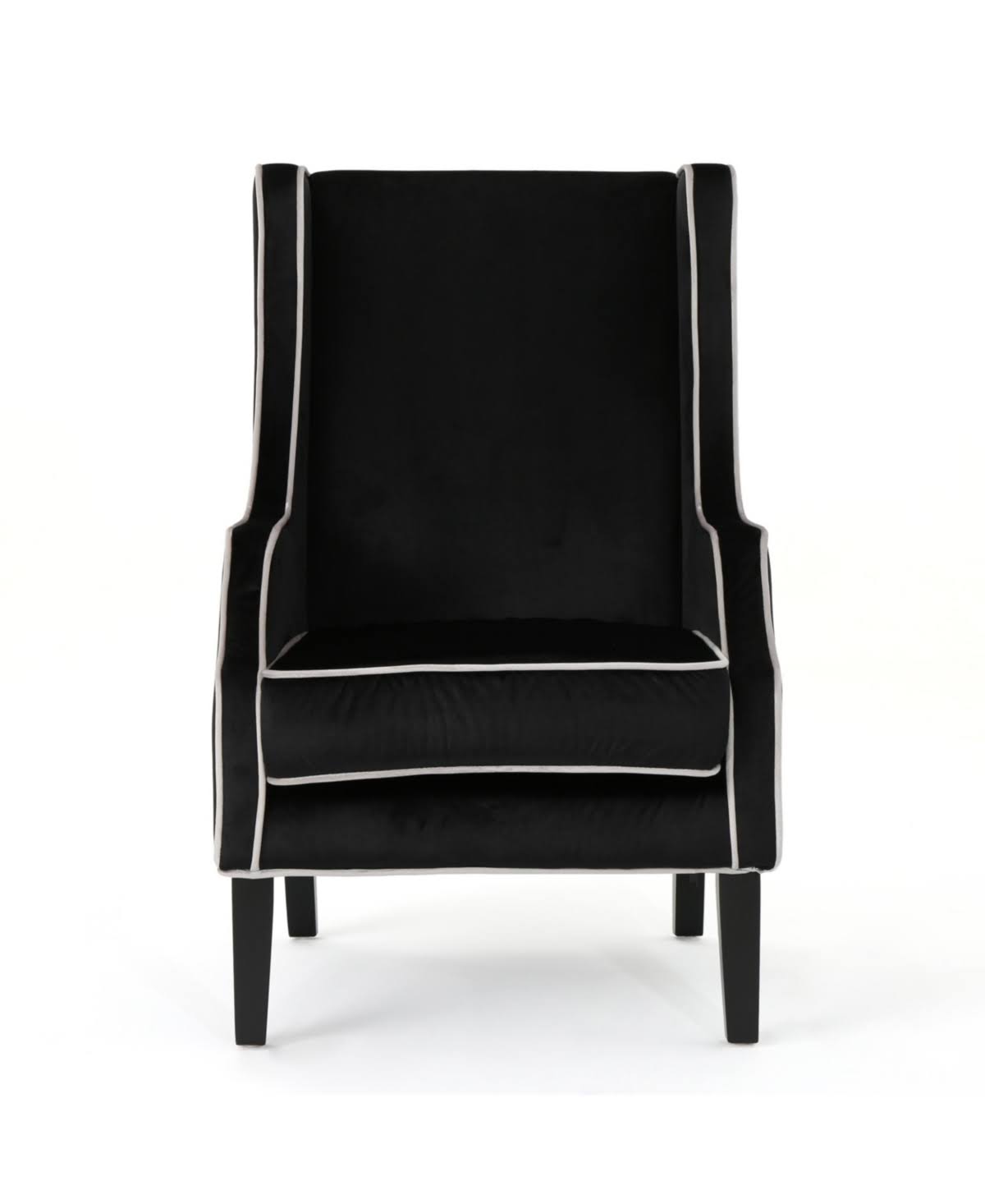 Noble House Velvet Eddison Club Chair