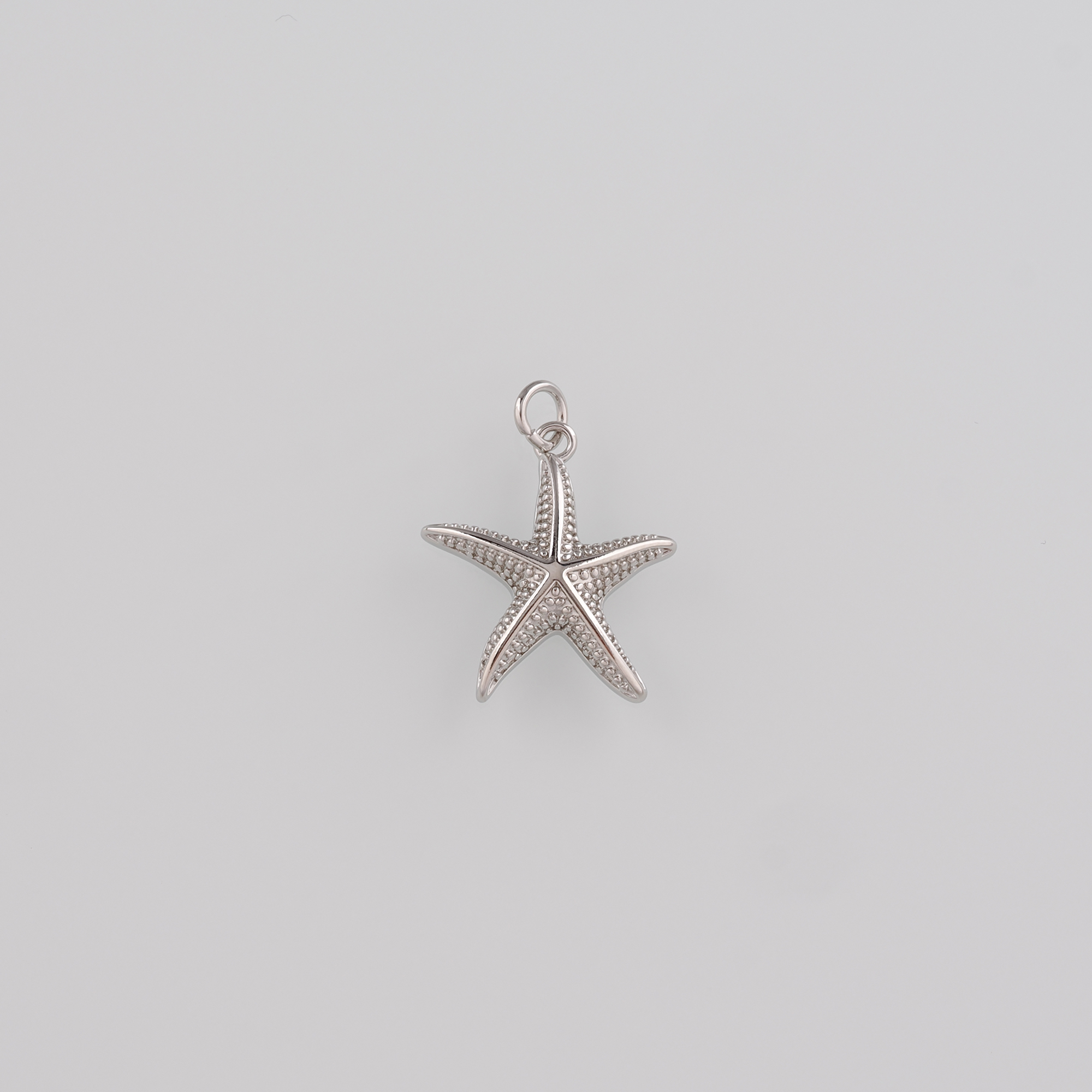 18K Gold Filled Starfish Pendant,Enamel Starfish Charm Earrings Necklace for DIY Jewelry Making Supply