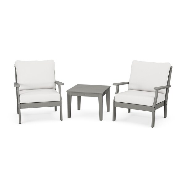 POLYWOOD Braxton 3Piece Deep Seating Set