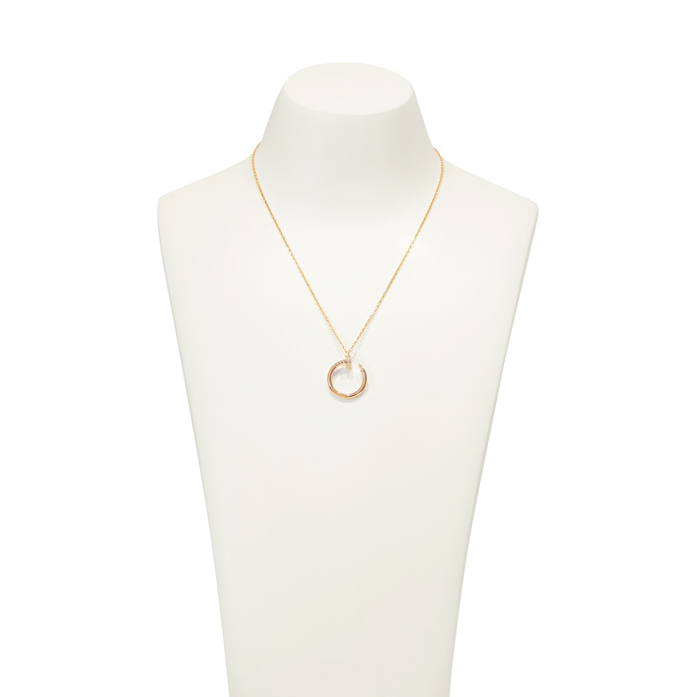 Cartier Juste un Clou Necklace 18K Rose Gold Diamond B3047000