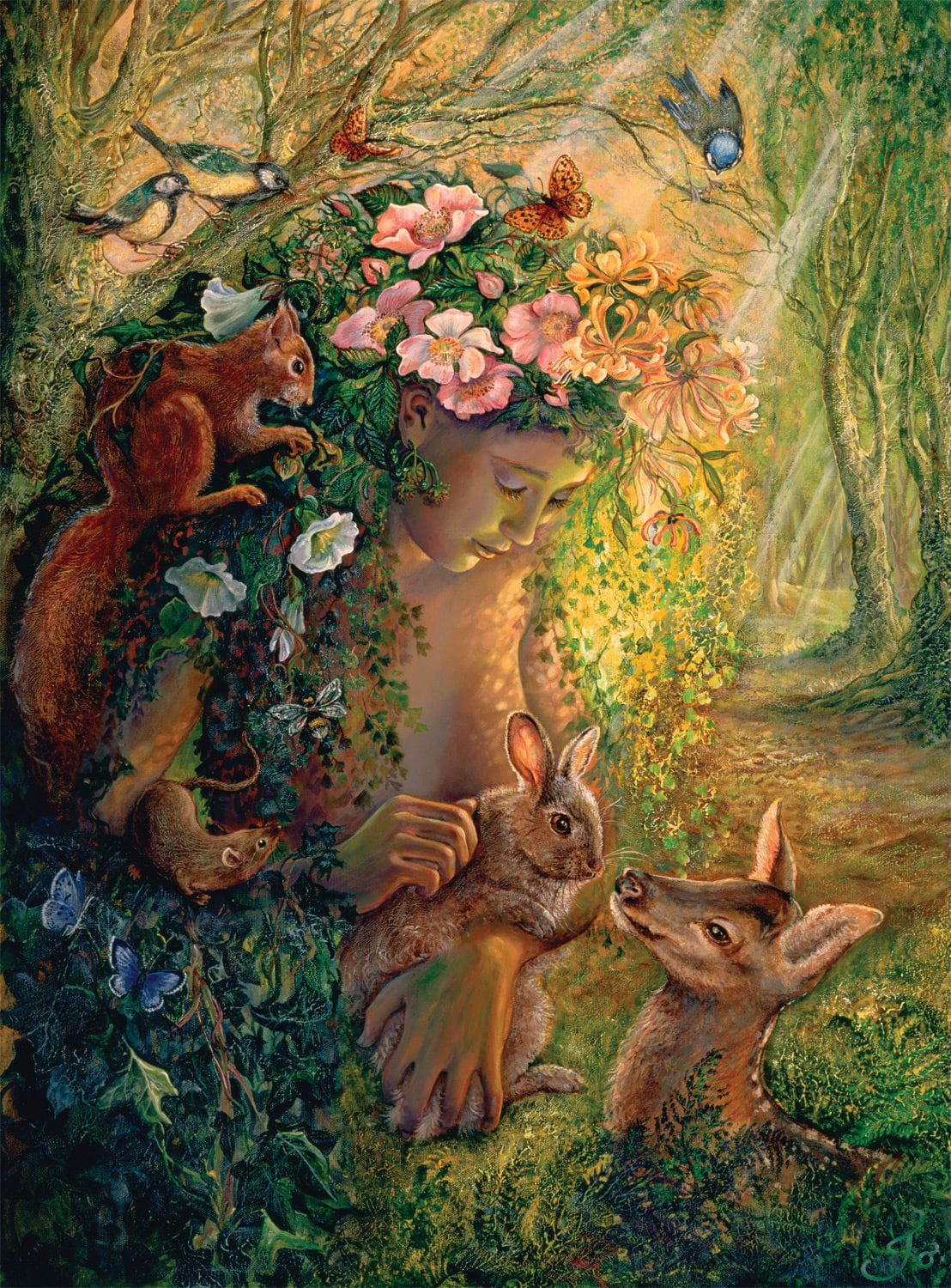 Buffalo Games 1000-Piece Josephine Wall The Wood Nymph Interlocking Jigsaw Puzzle