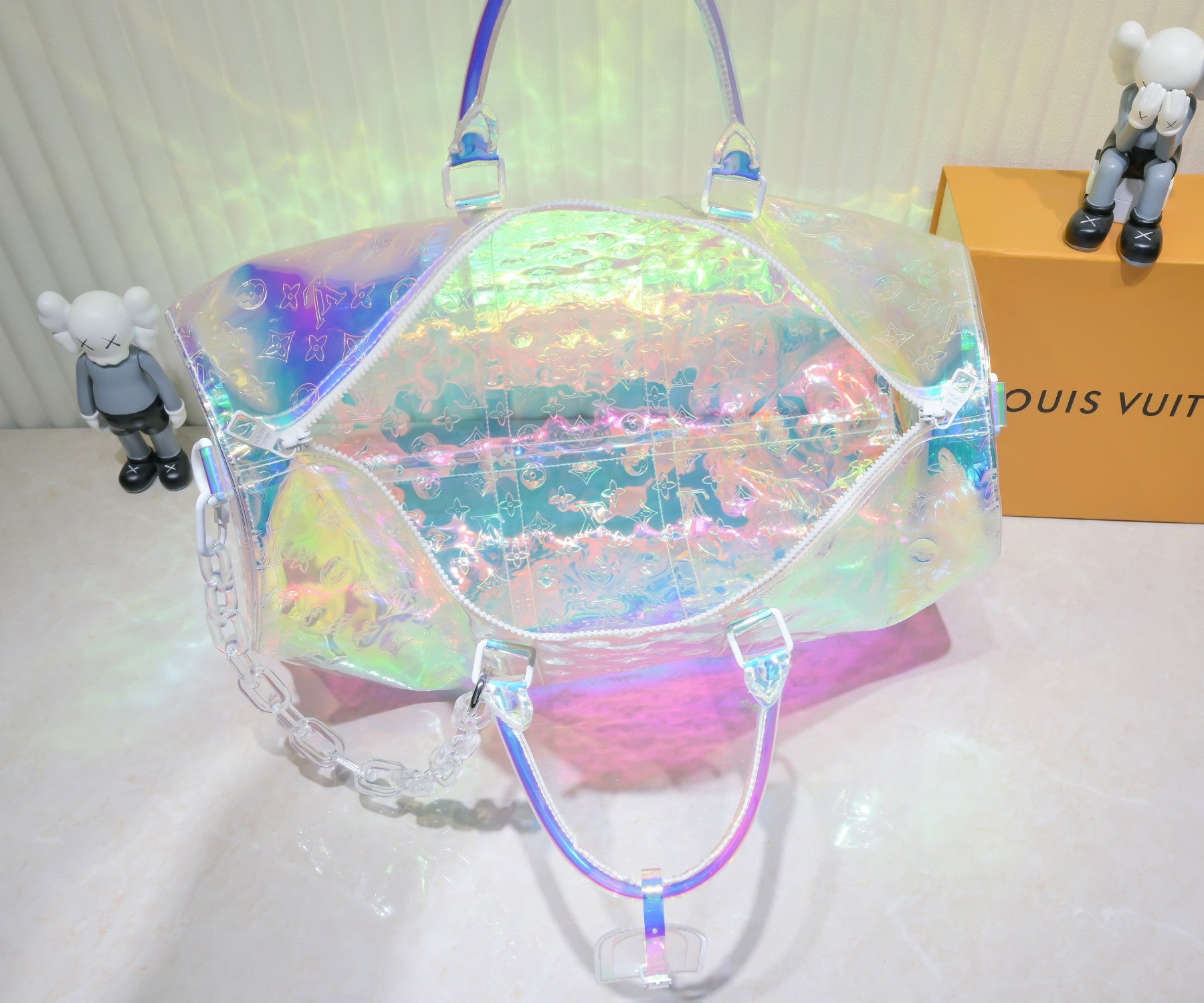 Louis Vuitton Keepall Bandouli Re 50 Prism Hologram 50cm M53271