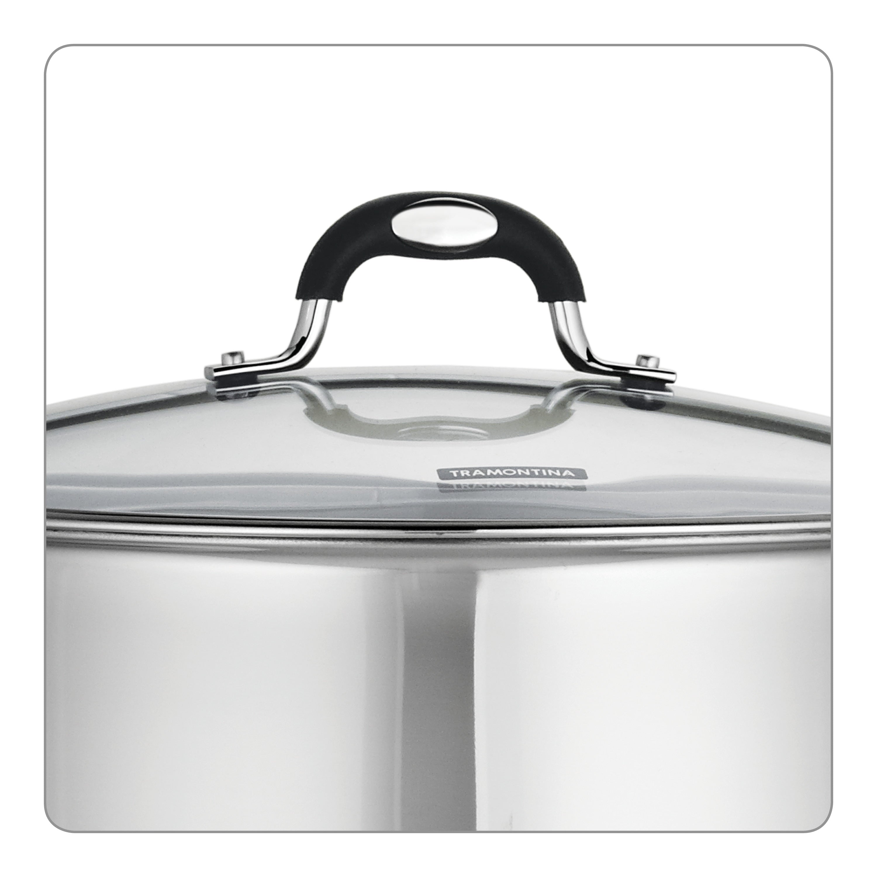 Tramontina 16 Quart Stainless Steel Covered Stock Pot