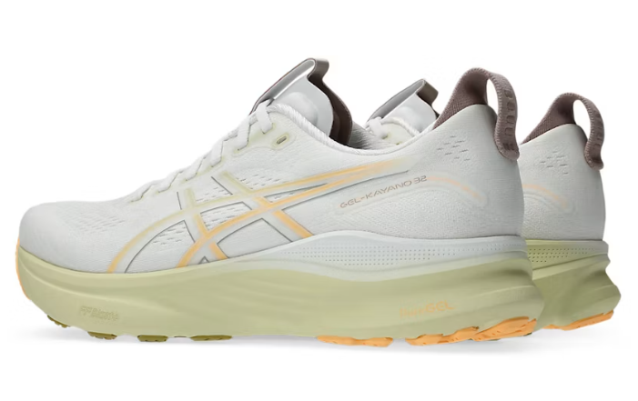 ASICS GEL-KAYANO 32 Running Shoes White/Orange Glow 1011C051-101