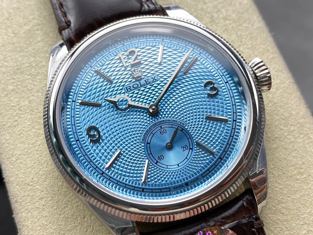 Rolex Perpetual 39mm Brown Blue Dail