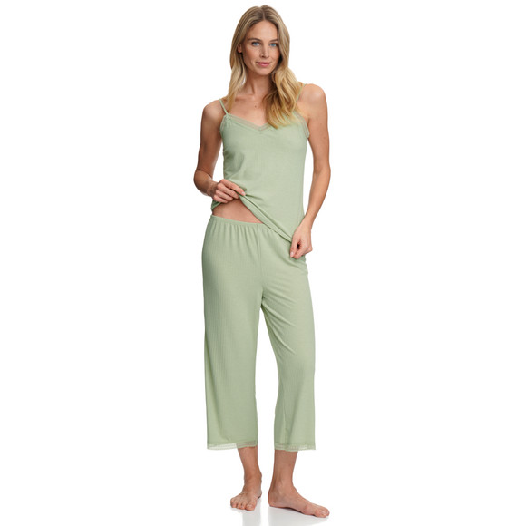 Gina Benotti Damen Schlafhose mit Ajour-Muster