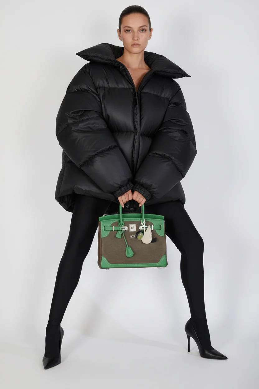 Hermès Birkin 30 Grizzly Ghillies Étoupe/Bambou/Vert de Gris Veau Doblis/Clemence/Evercolor Palladium Hardware
