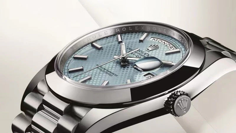 Rolex Datejust 41mm Silver Light Blue Dial