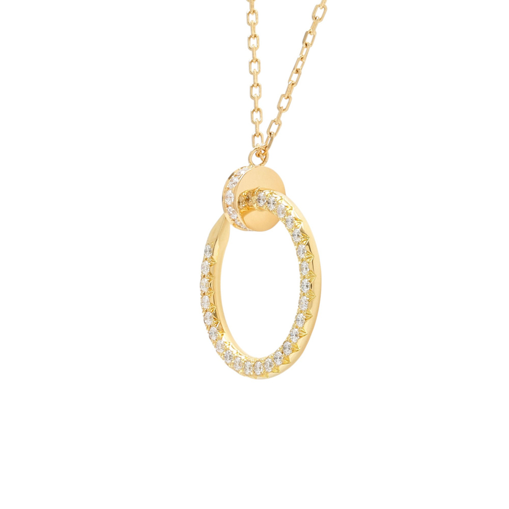 Cartier Juste un Clou Diamond Necklace 18K Yellow Gold B7224896