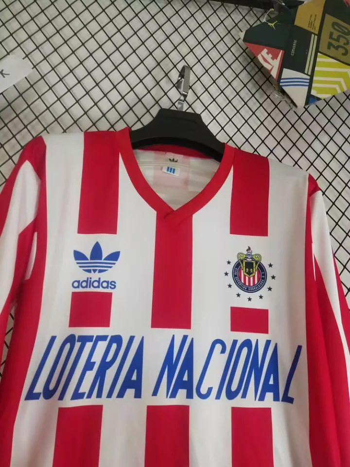 Retro 1991/92 Chivas Home Jersey Long Sleeves S-XXL 4
