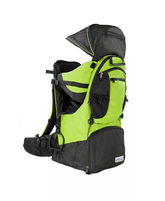 ClevrPlus Deluxe Outdoor Child Backpack Baby Carrier Light Outdoor Hiking, Green