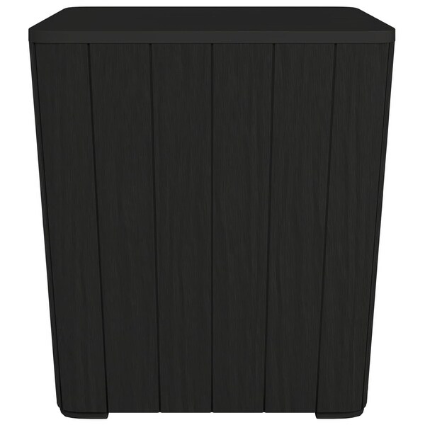 vidaXL Patio Table with Removable Lid Polypropylene