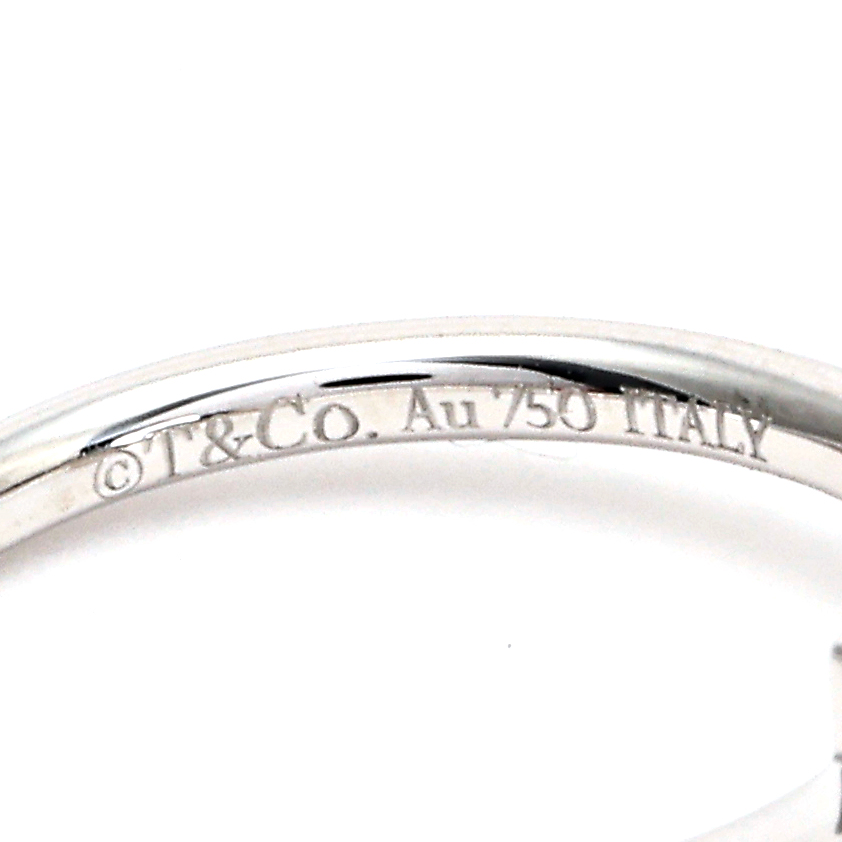Tiffany & Co. Tiffany T Diamond Wire Ring 18K White Gold 60147238