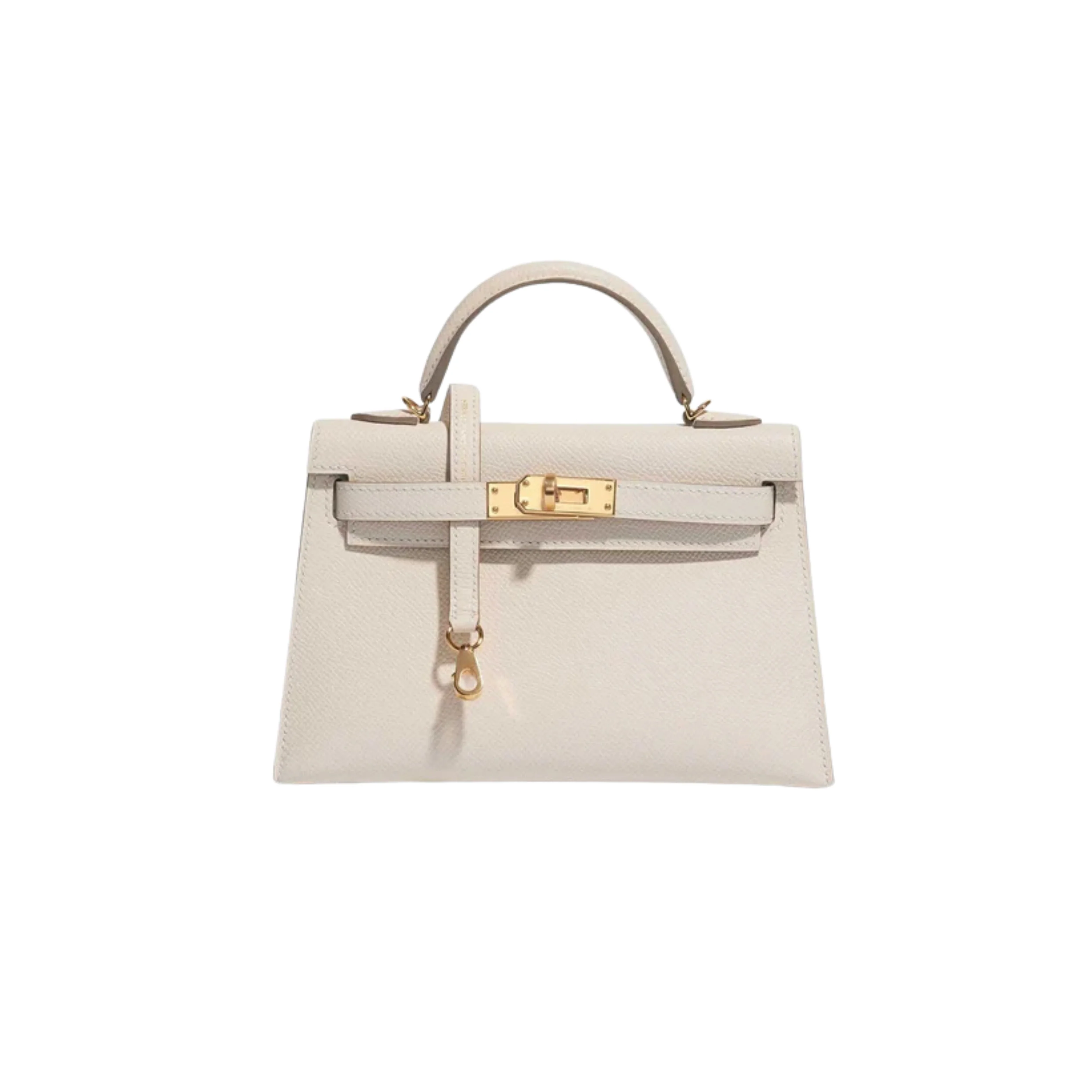 Hermes Bag | Kelly Mini White Hand Bag