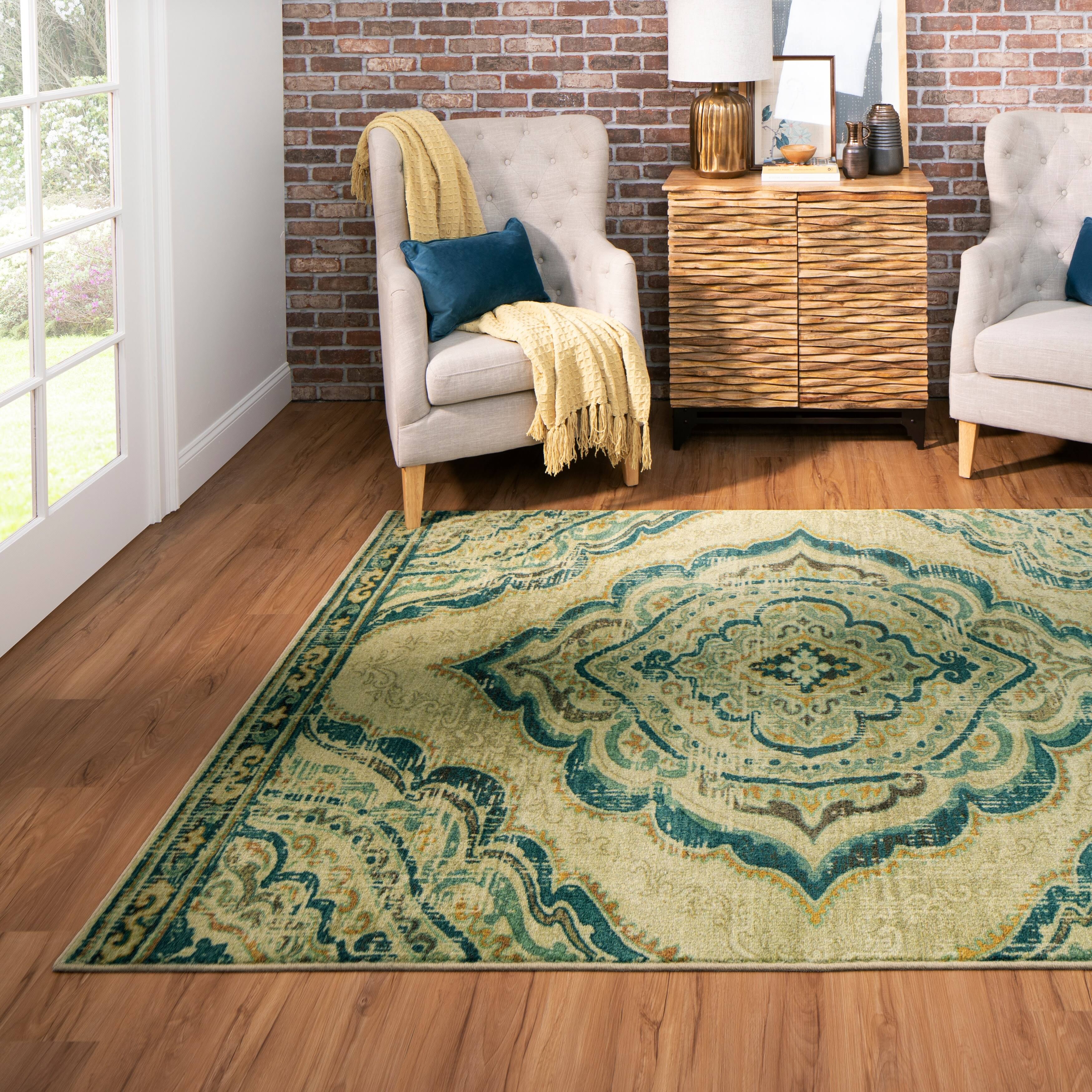 Mohawk Home 2&6x22 x 6& Prismatic Eastern Heights Runner in Blue