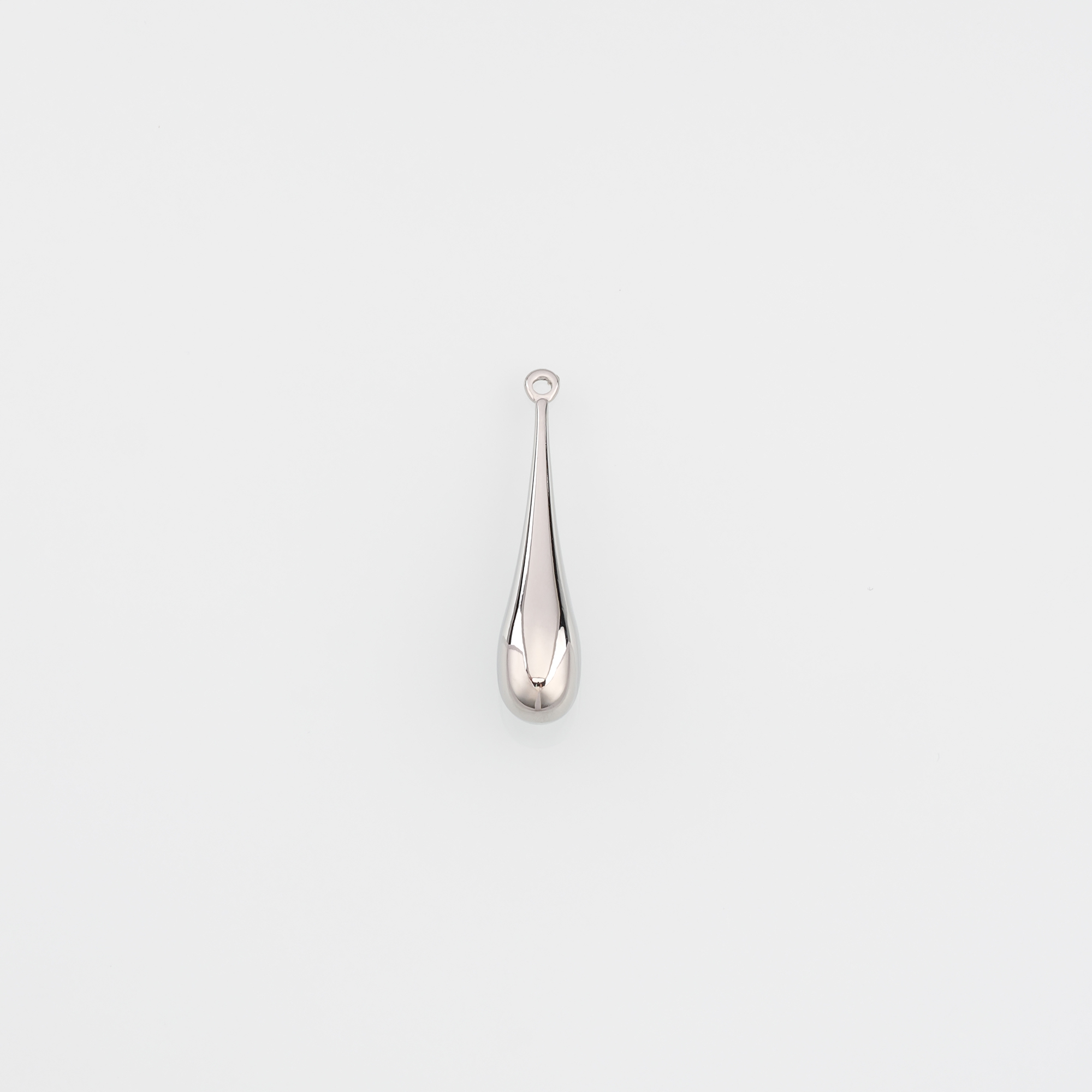 18K Gold Filled Teardrop Pendant,Teardrop Charm Earrings Necklace for DIY Jewelry Making Supply