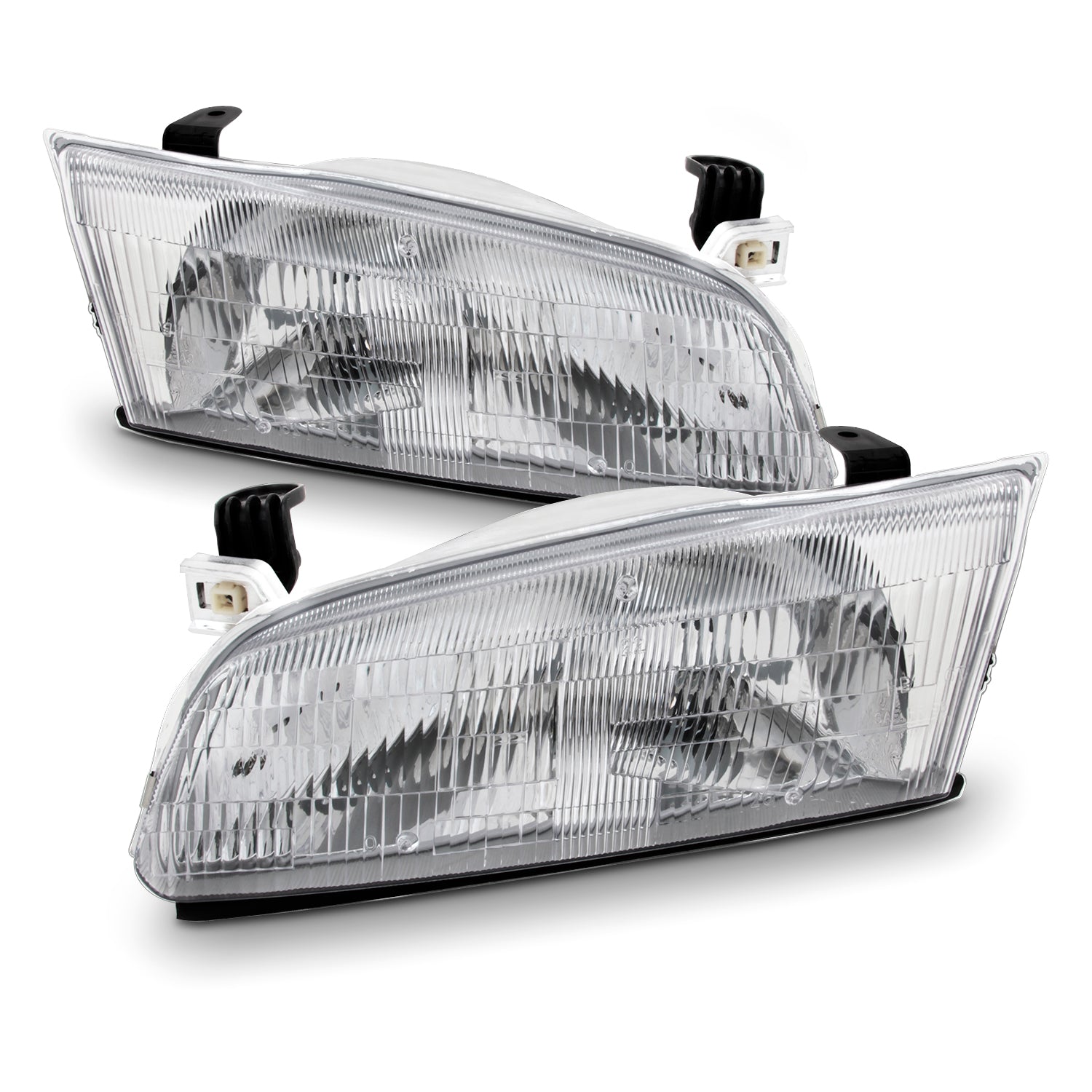 Fits 1997 1998 1999 Toyota Camry Left + Right Side Headlights Front Lamps Pair