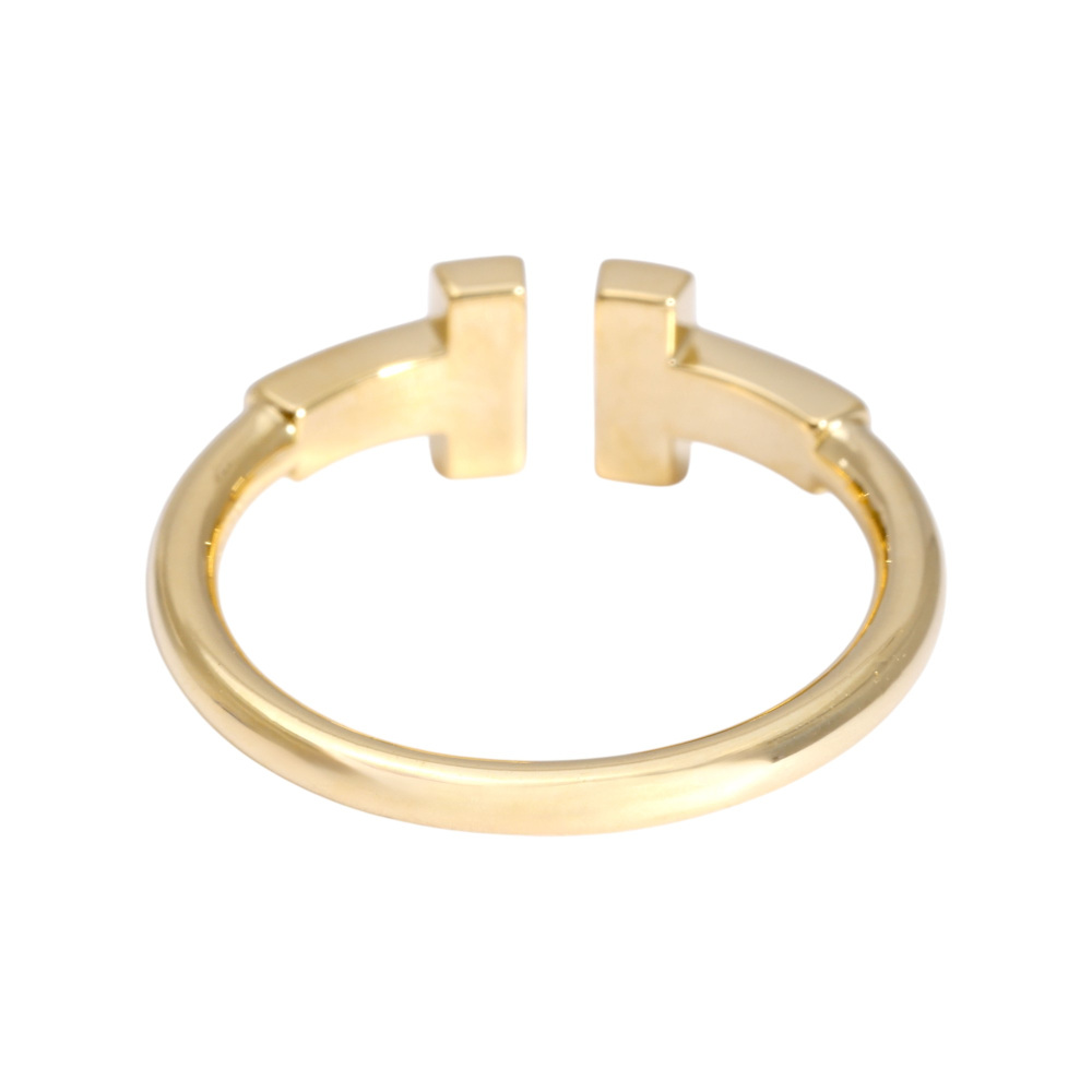 Tiffany & Co. Tiffany T Wire Ring 18K Yellow Gold Diamond 60147101