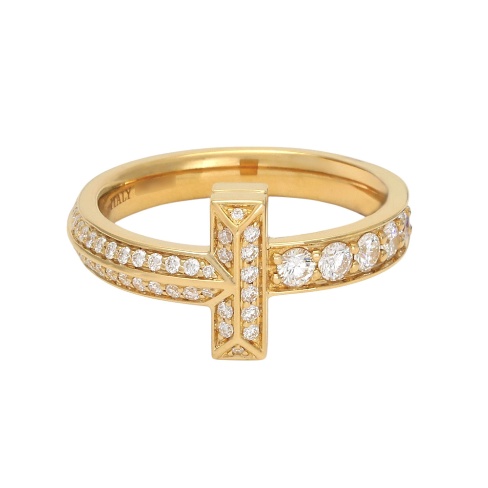 Tiffany & Co. Tiffany T One Narrow Ring 18K Yellow Gold Diamond 73125537