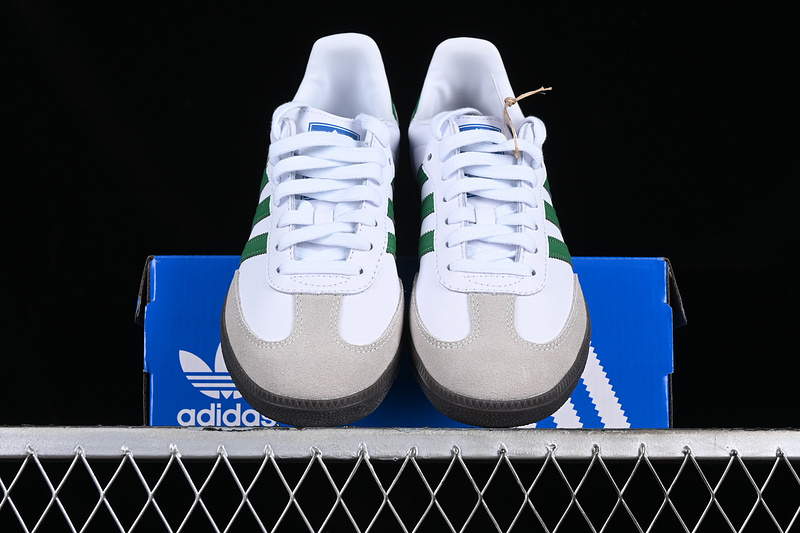 Adidas Samba Vegan Og White/Grey/Green/Black IG1024