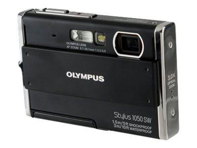Olympus Stylus 1050SW 10.1MP Digital Camera with 3X Optical Zoom Black