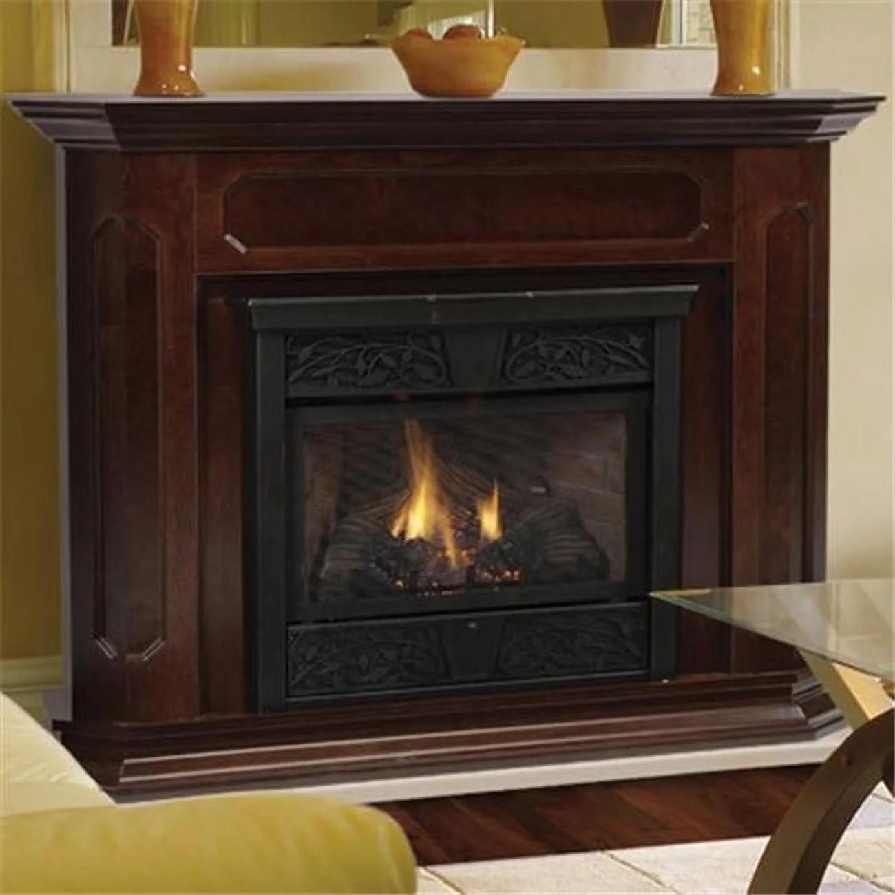 500 Size Barrington Adjustable Wood Cabinet Surround, Dark Walnut