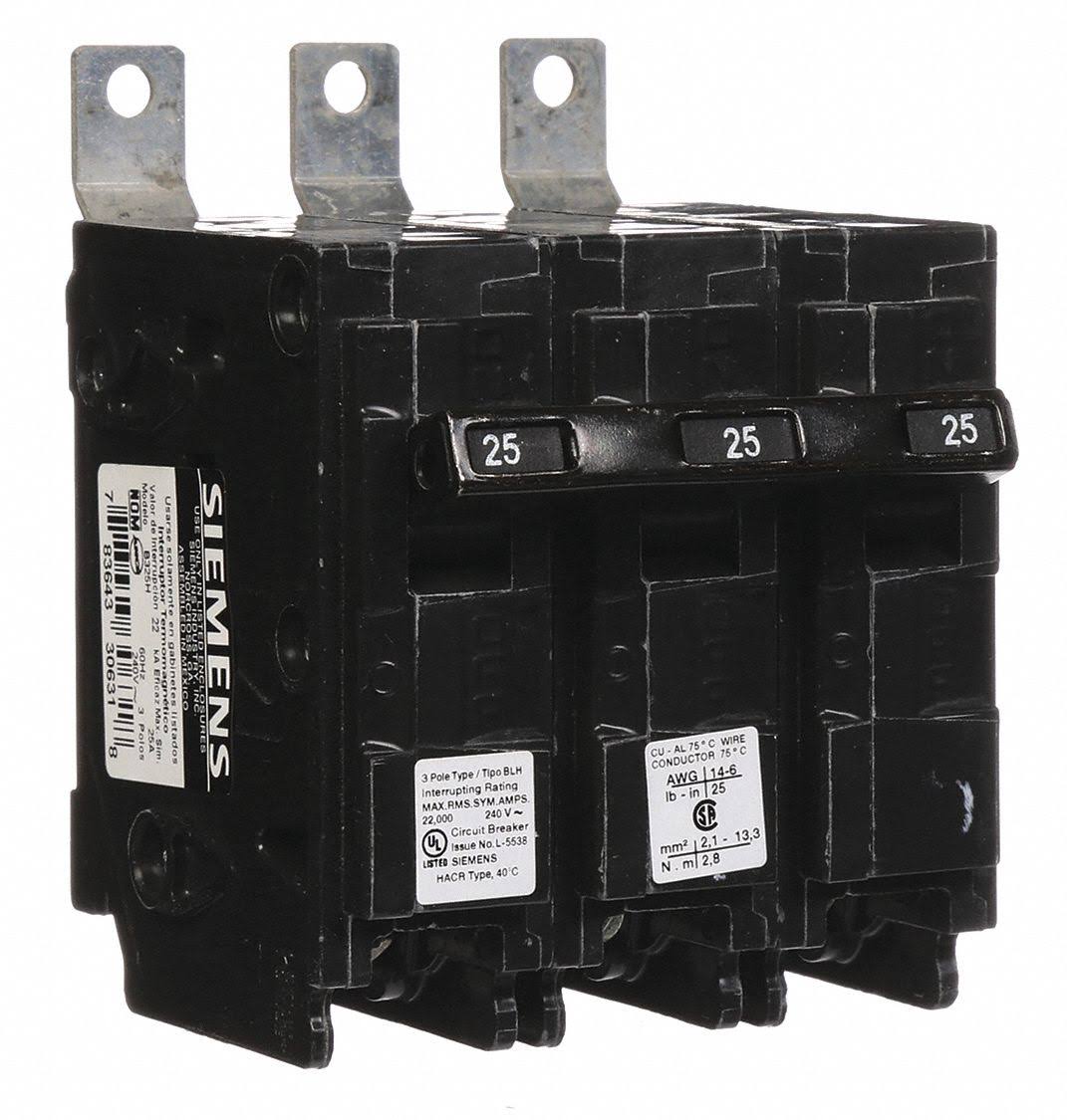 Siemens B325H 3 Pole Circuit Breaker