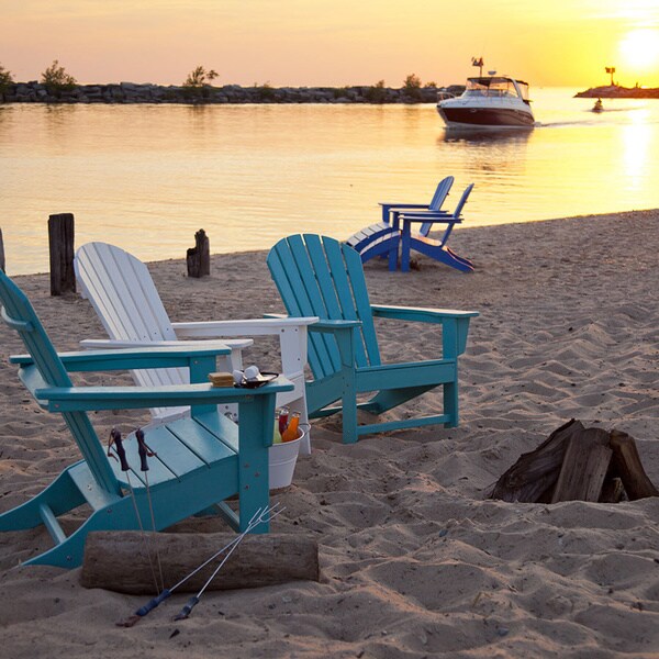 POLYWOOD South Beach Outdoor Adirondack Chair