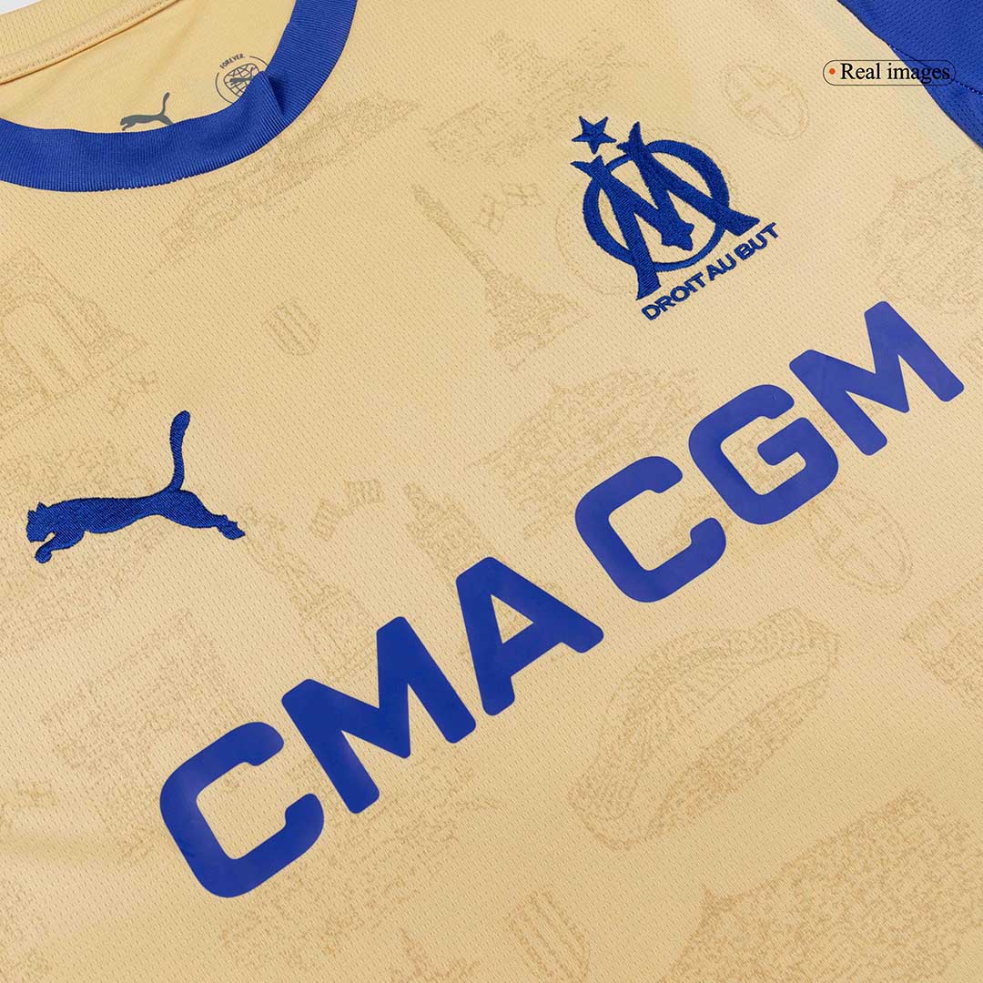 Marseille Fourth Away Soccer Jersey 2025/26
