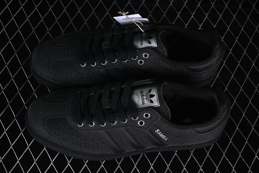 Adidas Samba Og Clover Casual Board Shoes Black/Inkiness KI6265