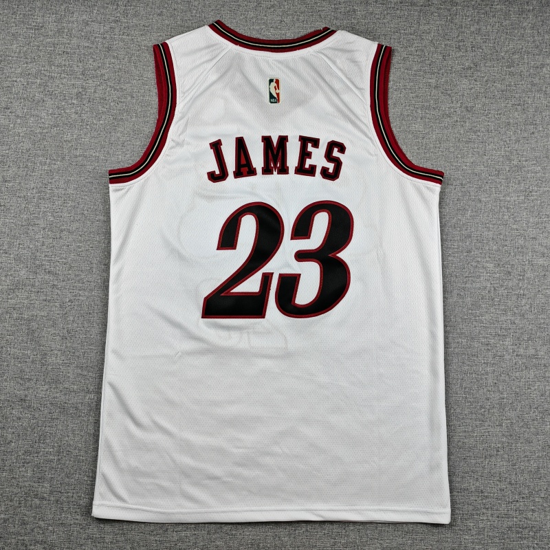 Men's Philadelphia 76ers LeBron James #23 White Swingman Jersey