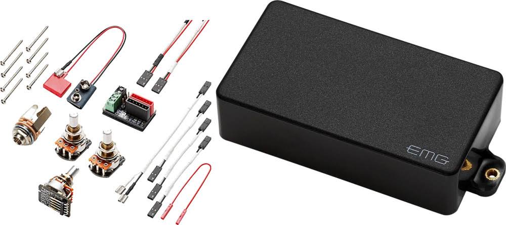 EMG 60 Active Guitar Humbucker Pickup, Black