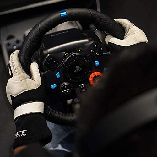 Logitech G Dual-Motor Feedback Driving Force G29 Gaming Racing Wheel with Responsive Pedals