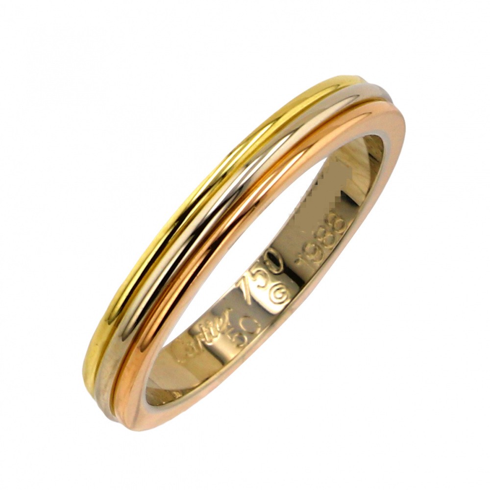 Cartier Trinity Wedding Ring Tri-Gold