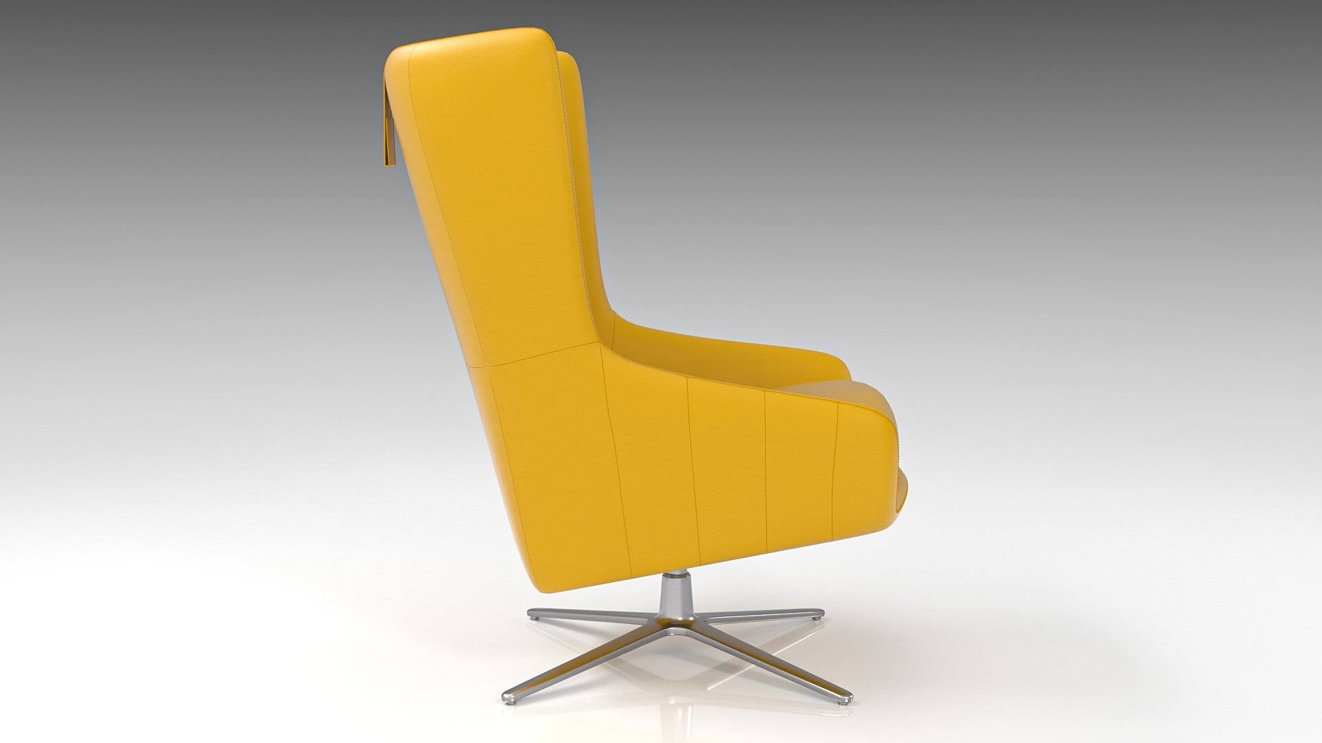 Jacob Accent Chair Light Gray | Eco Leather