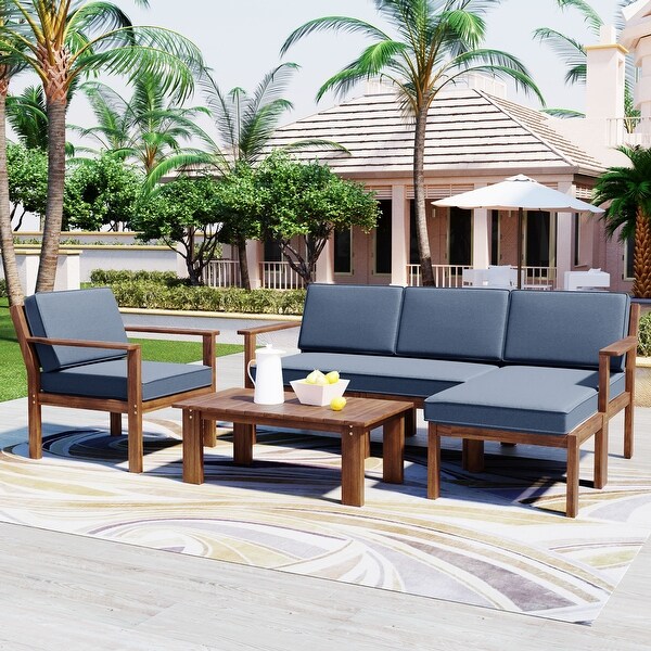 Patio Sofa Furniture Set with Additional Separate Table