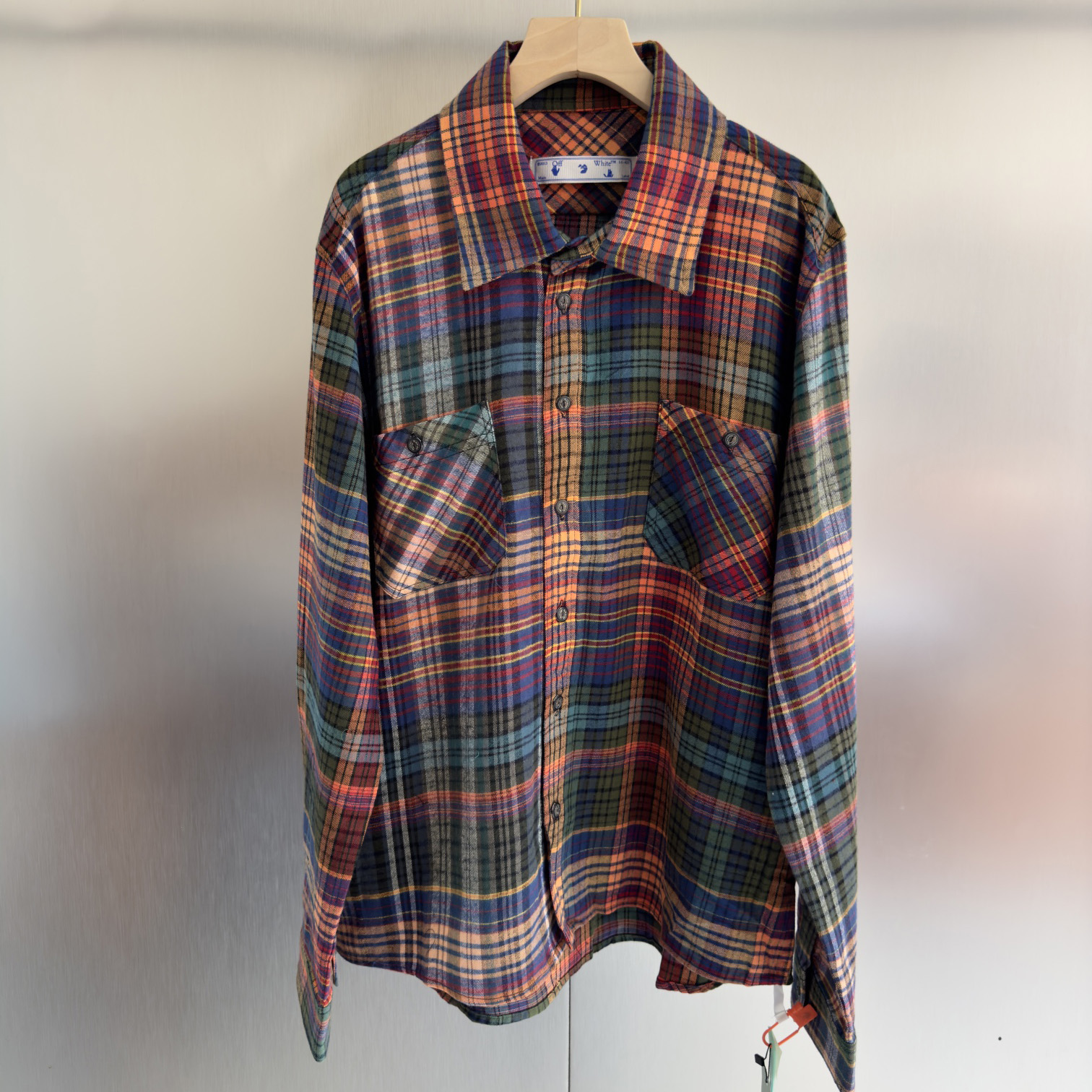 OFF WHITE Rainbow graffiti arrow shirt - cnluxepick