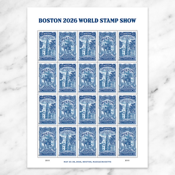 Boston 2026 World Stamp Show Stamps