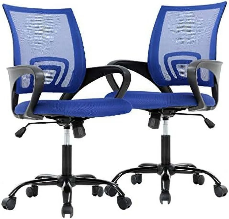 HOOMHIBIU Ergonomic Office Chair Cheap Desk Chair Mesh Executive Computer Chair Lumbar Support for Women Men 2 Pack Green