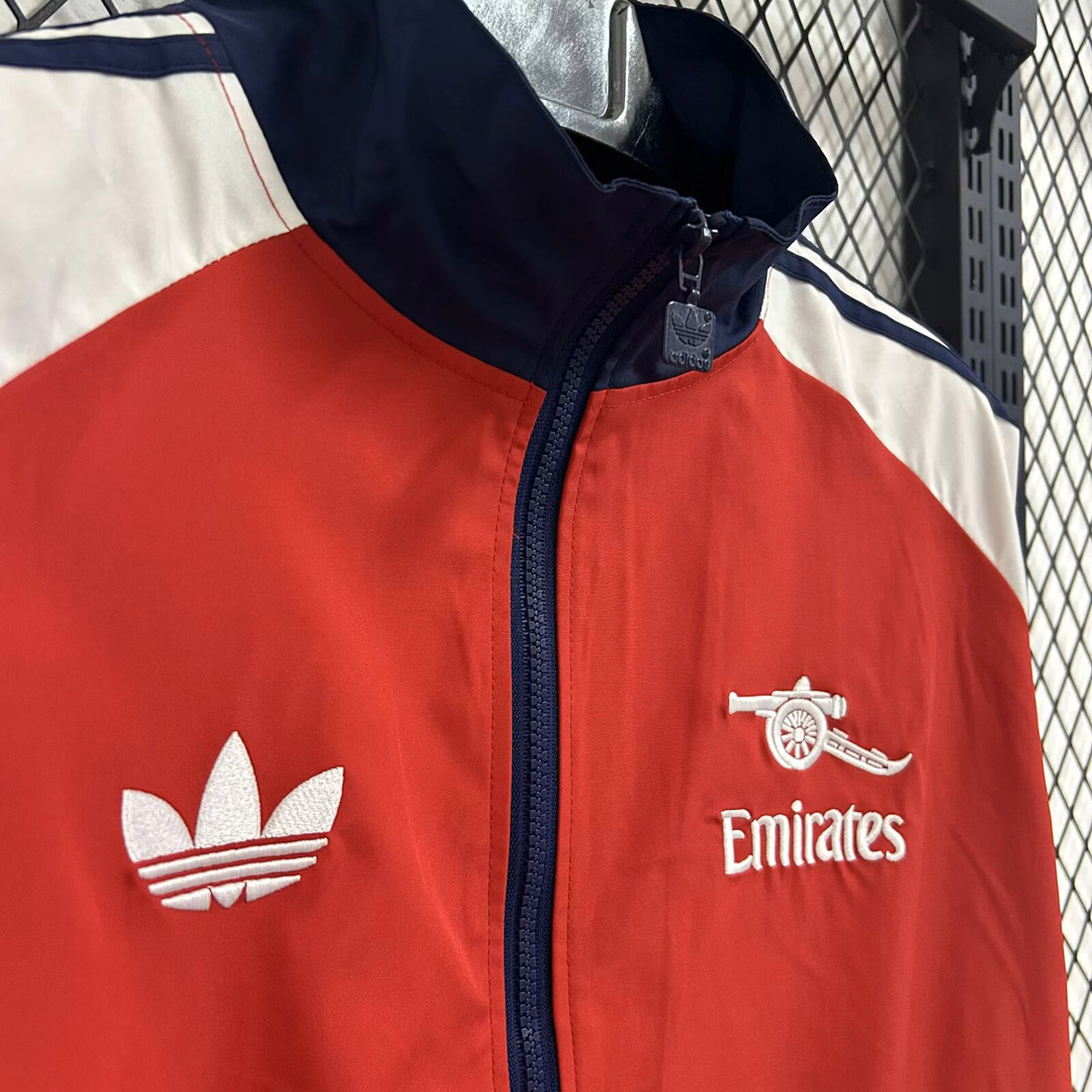 25/26 Arsenal Originals Iconic Red Windbreaker 3